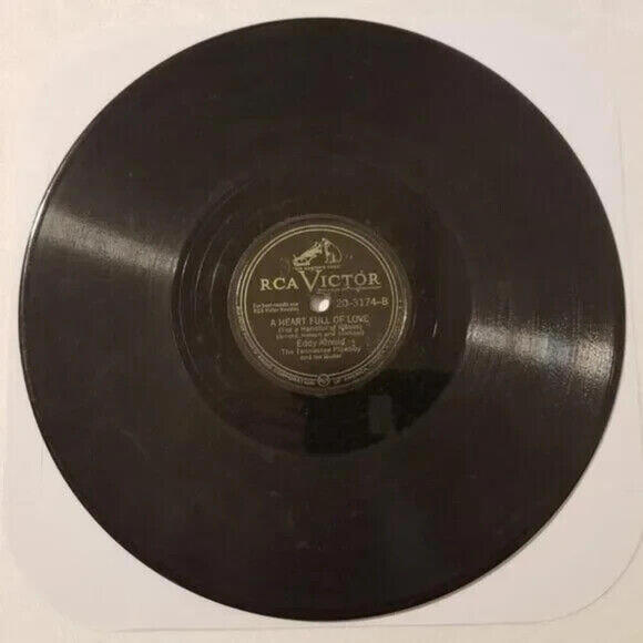 3/$25 Eddy Arnold 78 RPM A Heart Full of Love / Then I Turned RCA 20-3174 - Picture 2 of 5